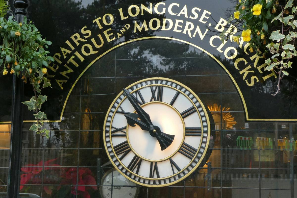 A photo showcasing a well-designed smart clock with clear minimalist font displayed.